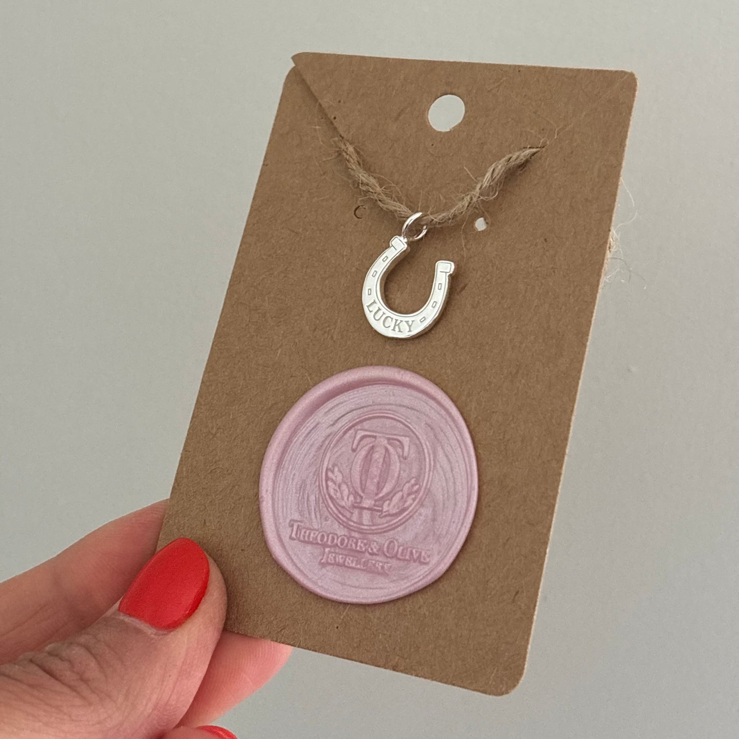 Lucky Horseshoe Charm - Good Luck & Wedding Sterling Silver Gift